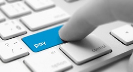 o botão enter do teclado escrito pay