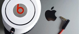 Logos da beats e da Apple