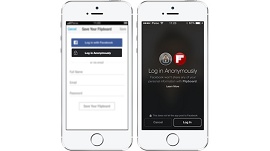 Imagem mostra opção de login anônimo