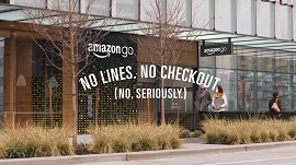 Foto de supermercado com Amazon go