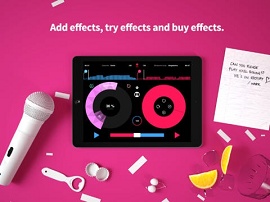 Imagem mostra efeitos do app na tela do tablet