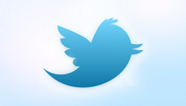 passarinho azul do Twitter