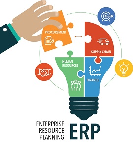 Ilustração de um ERP