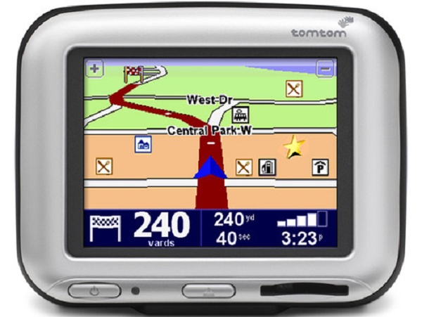 Ilustração do GPS tomtom